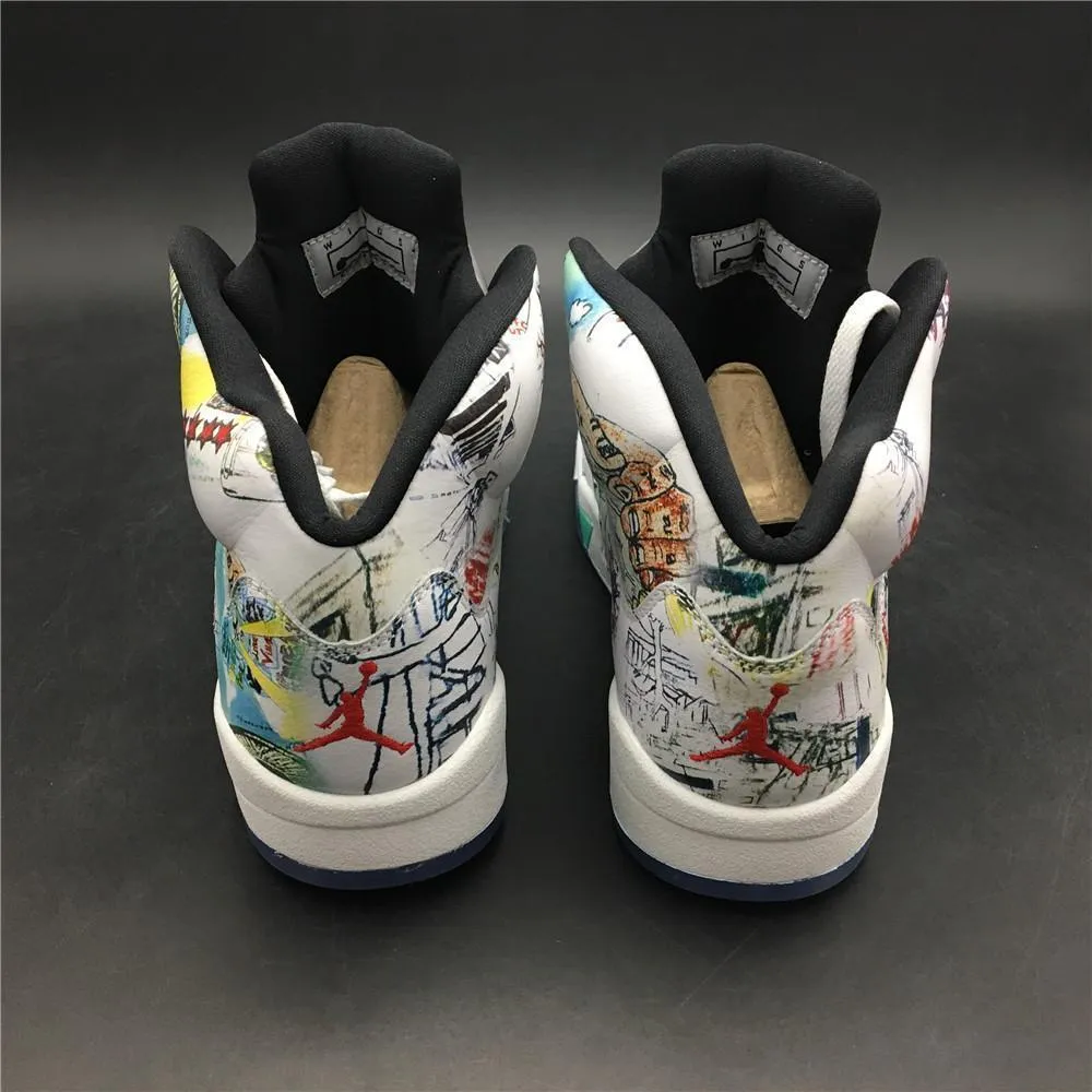 Nike Air Jordan 5 Retro Wings White Men Shoes Sale Size US 7-13 Running Shoes For Supination Asics