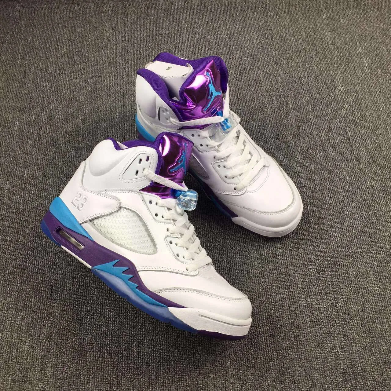 Nike Air Jordan 5 White Blue Purple Men Shoes Sale Size US 7-13 Asics Gt 2000 Trail Shoes