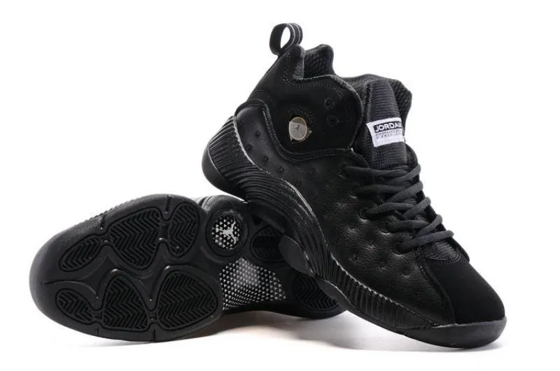 Nike Air Jordan Jumpman Team II All Black Shoes Basketball Men !!! CYBER MONDAY SALE !!! Asics Wrestling Shoes Split Elite