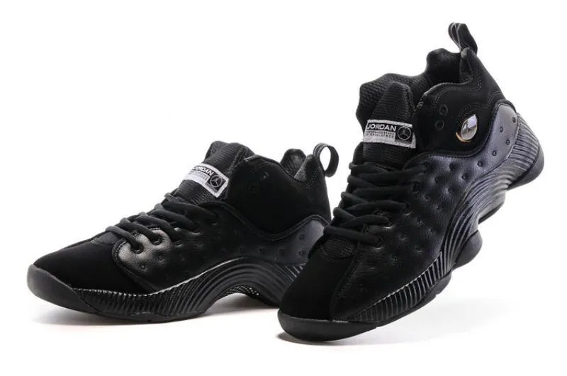 Nike Air Jordan Jumpman Team II All Black Shoes Basketball Men !!! CYBER MONDAY SALE !!! Original Asics Wrestling Shoes