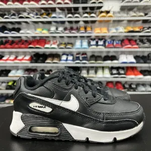 Best Asics Street Shoes Nike Air Max 90 Black White PS Sneakers CD6867-010 Youth Size 1.5Y