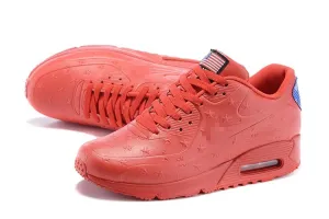 Asics Dance Shoes Nike Air Max 90 'Independence Day Red' Shoes Sneaker Sale Men Size US 7, 8, 8.5, 9, 10, 11