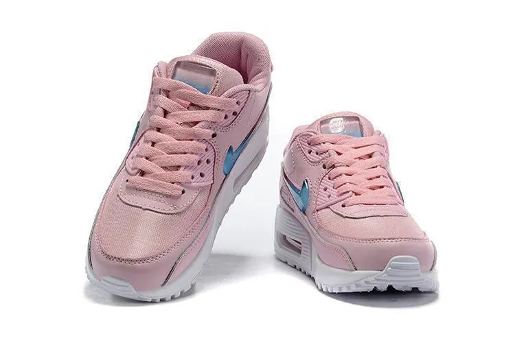 Cheap Running Shoes Asics Nike Air Max 90 'Pink Seven Color' Shoes Sneaker Sale Men Size US 7-11
