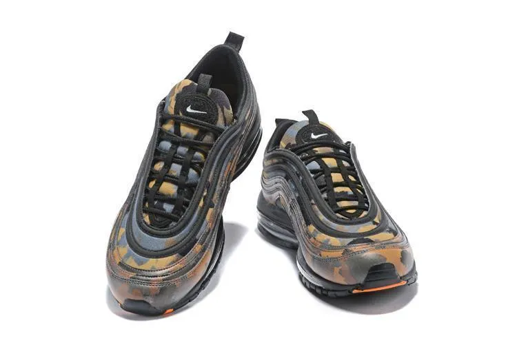 Nike Air Max 97 Camouplage Army Green Black Shoes Sale Size US 7, 8, 8.5, 9, 10, 11 Asics Novablast 4 Running Shoe