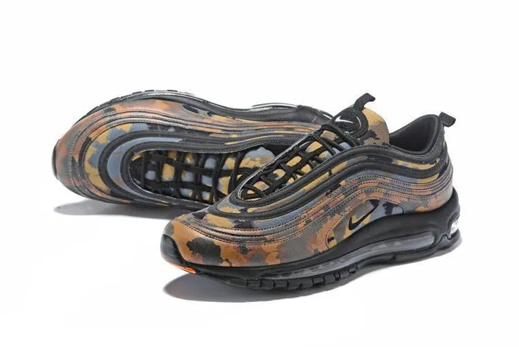 Nike Air Max 97 Camouplage Army Green Black Shoes Sale Size US 7, 8, 8.5, 9, 10, 11 Shoes Comparable To Asics Gel Nimbus