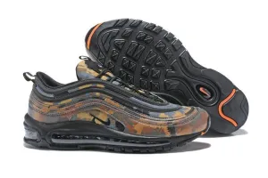 Carbon Asics Nike Air Max 97 Camouplage Brown Black Shoes !!! CYBER MONDAY SALE !!!