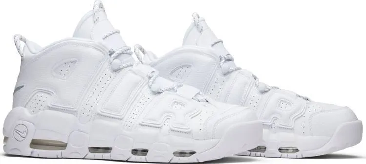 Shop Asics Shoes Nike Air More Uptempo 'Triple White' Sneaker Shoes Basketball Men !!! CYBER MONDAY SALE !!!