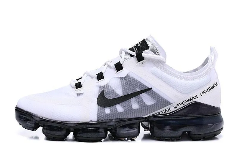 Asics Tennis Shoes Cheap Nike Air Vapormax 2019  'White Black' Shoes Sneakers Men Women Sale Size US 7-11