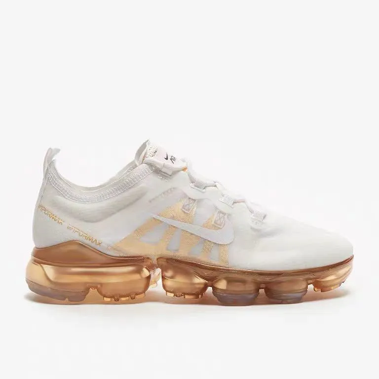 Nike Air Vapormax 2019  'White Gold' Shoes Sneakers Men Women Sale Size US 7-11 Asics Tokyo Shoes