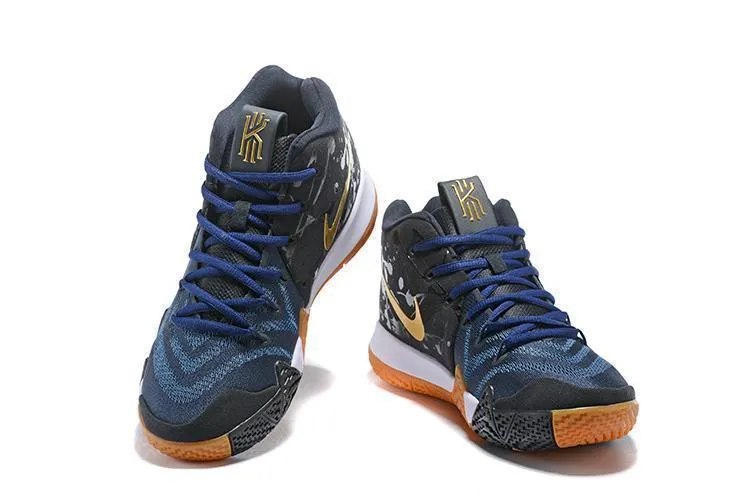 Nike Kyrie 4 Black Navy Gold Basketball Shoes Sneaker !!! CYBER MONDAY SALE !!! Asics Gel Venture 7 Running Shoes