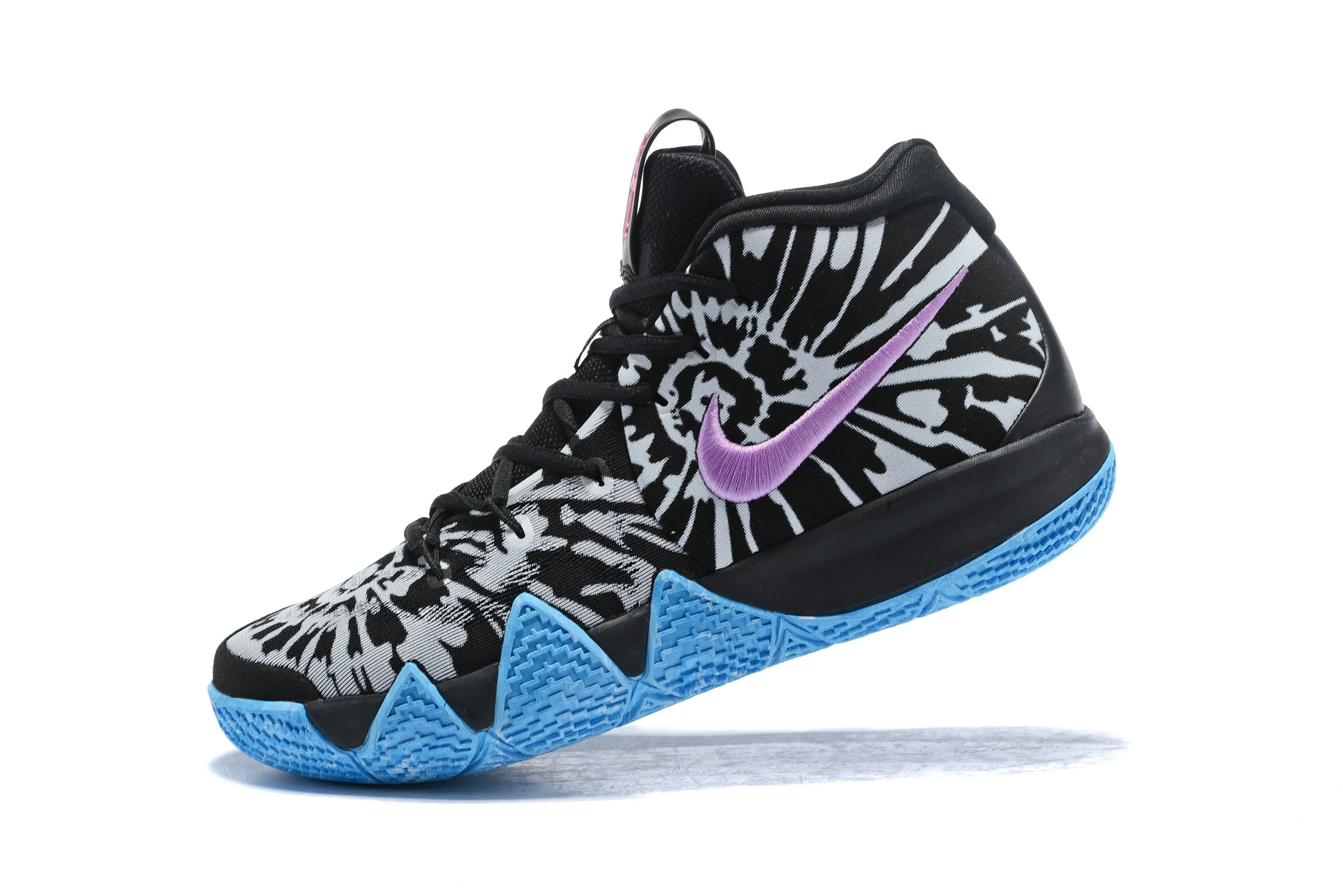 Nike Kyrie 4 Black White Jade Purple Men Basketball Shoes !!! CYBER MONDAY SALE !!! Compare Asics Gel Running Shoes