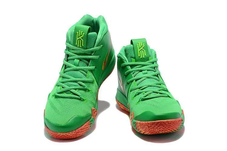New Asics Shoes Nike Kyrie 4 Green Red Orange Men Basketball Shoes !!! CYBER MONDAY SALE !!!