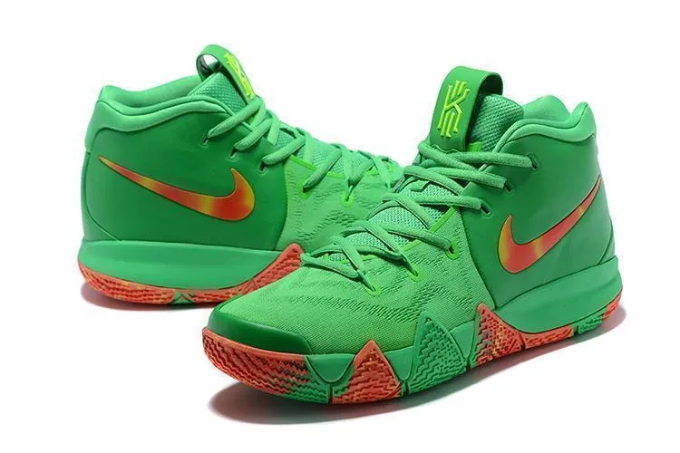 Nike Kyrie 4 Green Red Orange Men Basketball Shoes !!! CYBER MONDAY SALE !!! Asics Shoes Au