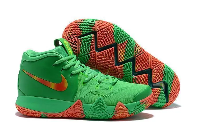 Asics Running Shoes Store Near Me Nike Kyrie 4 Green Red Orange Men Basketball Shoes !!! CYBER MONDAY SALE !!!