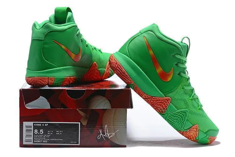 Asics Wrestling Shoes Dave Schultz Nike Kyrie 4 Green Red Orange Men Basketball Shoes !!! CYBER MONDAY SALE !!!