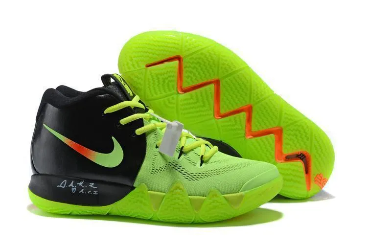 Nike Kyrie 4 Neon Black Men Basketball Shoes Sneaker !!! CYBER MONDAY SALE !!! Best Asic Shoes For Walking