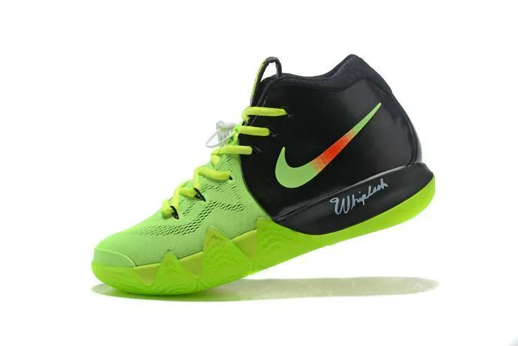 Nike Kyrie 4 Neon Black Men Basketball Shoes Sneaker !!! CYBER MONDAY SALE !!! Buy Asics Cricket Shoes