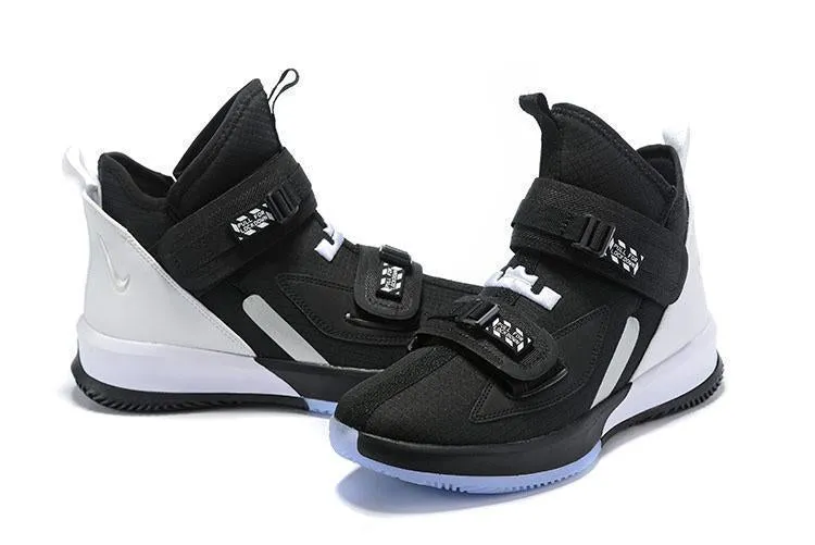 Nike Lebron Soldier XIII 13 Black White Men Sneaker Shoes !!! CYBER MONDAY SALE !!! Asics Running Shoes Gt 2000 7