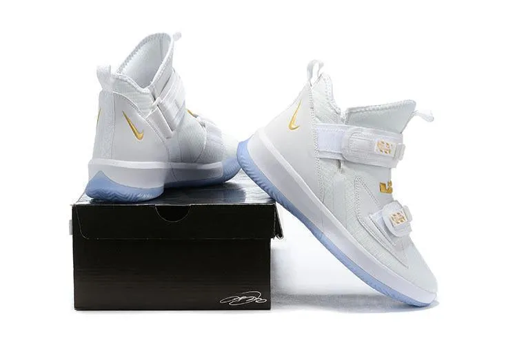 Nike Lebron Soldier XIII 13 White Gold Men Sneaker Shoes !!! CYBER MONDAY SALE !!! Asics Gel Quantum 360 Shift Running Shoes