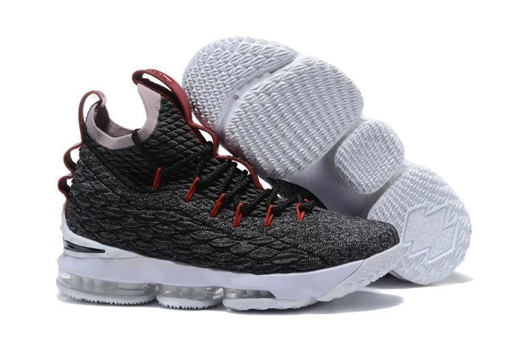 Nike Lebron XV 15 Black Red Dark Grey Men Shoes !!! CYBER MONDAY SALE !!! Asics Tennis Shoes Gel Resolution 8