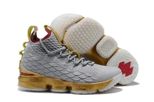 Asics Shoes Futsal Nike Lebron XV 15 Grey Gold Bordeaux Men Shoes !!! CYBER MONDAY SALE !!!