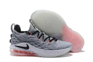 Nike Lebron XV 15 Low EP LT Grey Black Men Shoes !!! CYBER MONDAY SALE !!! Best Asics Running Shoes For Achilles Tendonitis