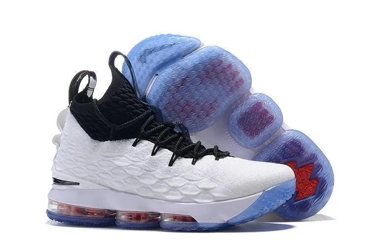 Nike Lebron XV 15 White Black Men Shoes !!! CYBER MONDAY SALE !!! Asics Warranty On Shoes