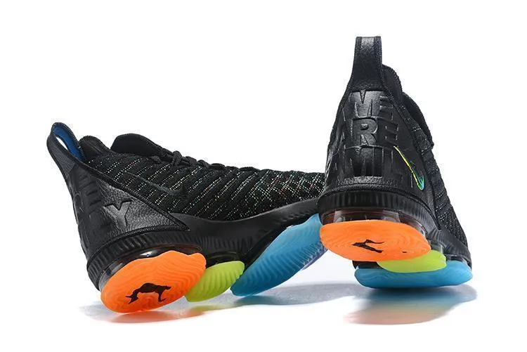 Nike Lebron XVI 16 EP Black Blue Men Shoes !!! CYBER MONDAY SALE !!! Asics Kayano Golf Shoes