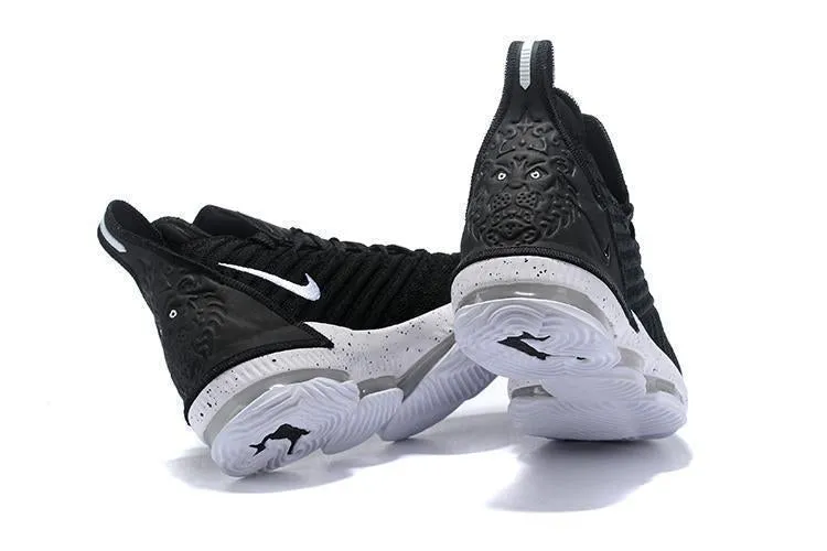 Nike Lebron XVI 16 EP Black White Men Shoes !!! CYBER MONDAY SALE !!! Asics Shoes In Stock