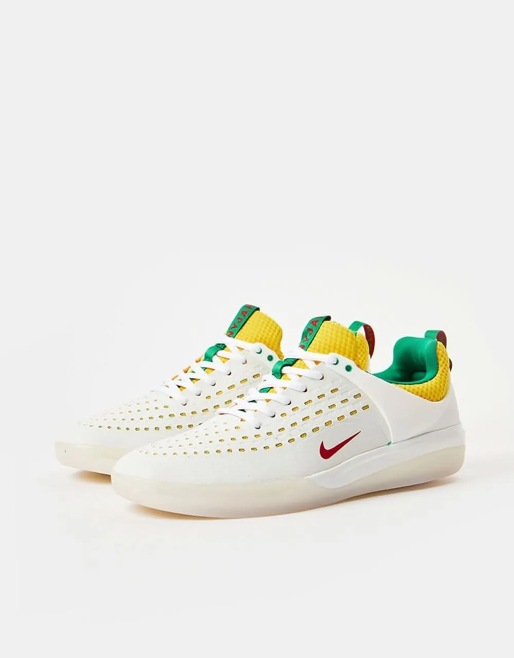 Asics Shoes In Philippines Nike SB Zoom Nyjah 3 Premium Skate Shoes - Summit White/Black-Tour Yellow