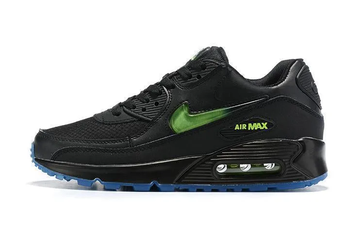 Nike Wmns Air Max 90 'Black Green' Shoes Sneaker Sale Men Size US 7-11 Asics Jogger Shoes