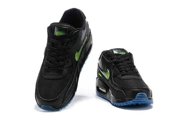 Nike Wmns Air Max 90 'Black Green' Shoes Sneaker Sale Men Size US 7-11 Asics Shoe Dealers