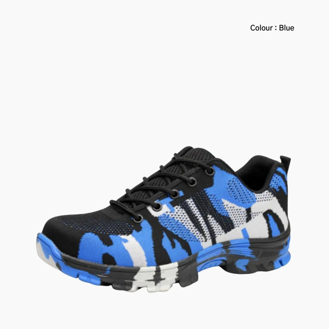 Lightweight Shoes For Flat Feet Non-Slip Sole, Anti-Odour : Safety Shoes for Men