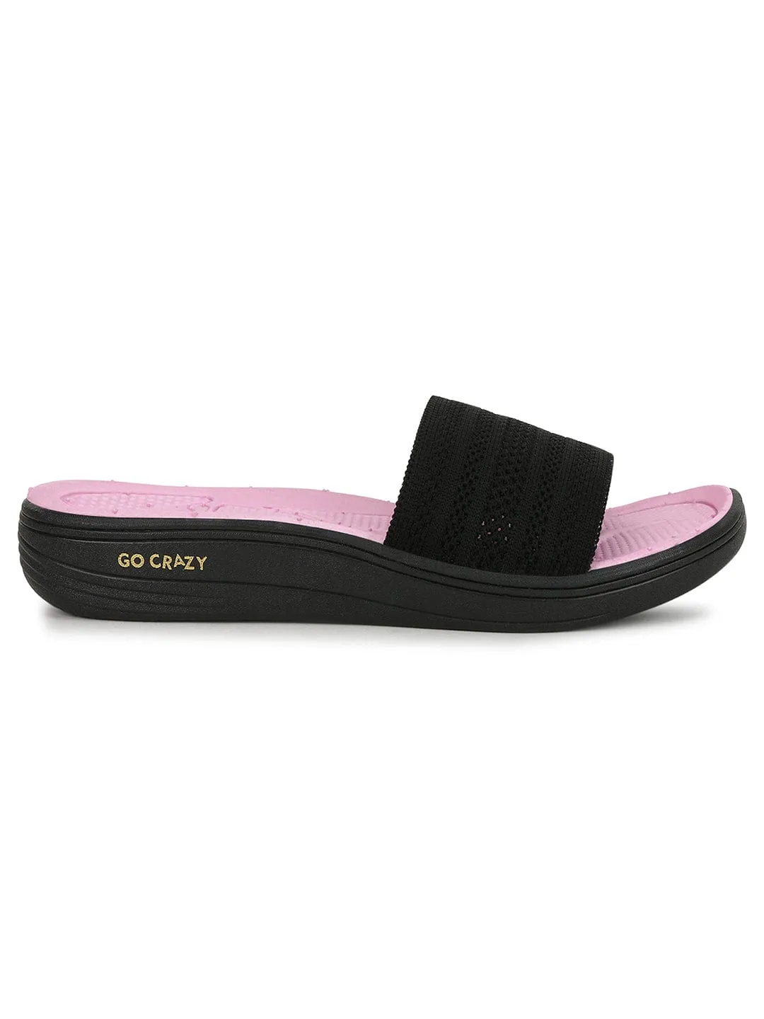 GC-SL-04L Black Women's Flip Flops Flip Flops In Sand
