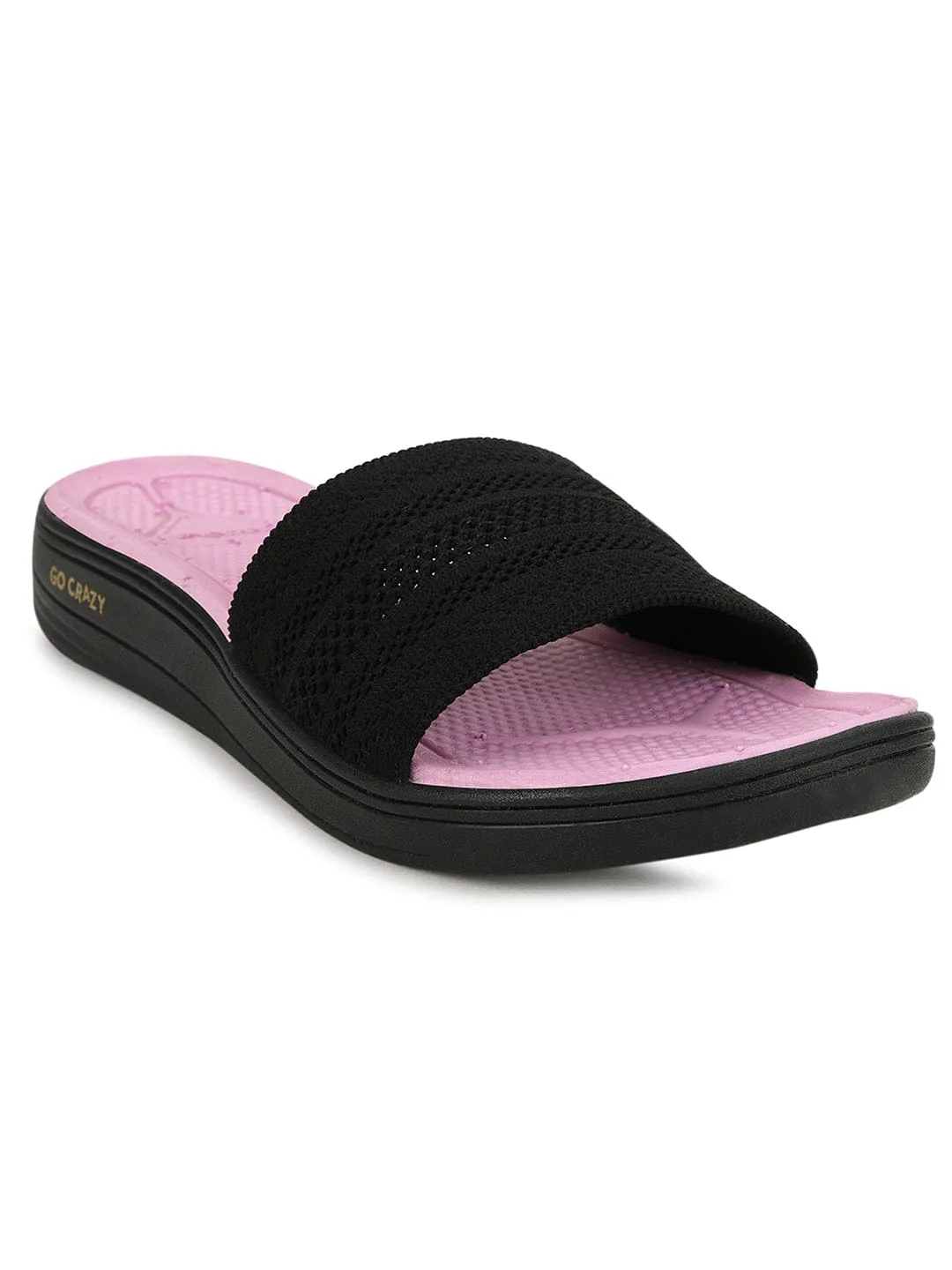 Fauci Flip Flops GC-SL-04L Black Women's Flip Flops