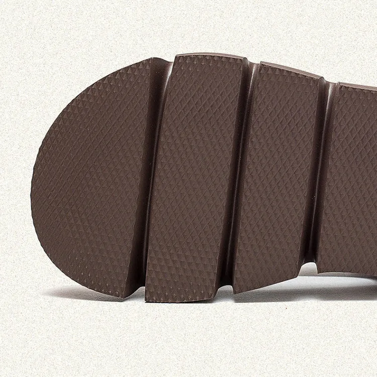 Sandals Ankle Tie Women's Leather Summer Platform Casual Sandals