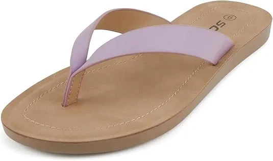 Love Flip Flops Soda Shoes Women Flip Flops Basic Plain Slippers Thongs Sandals Strap Casual Beach Ella-S