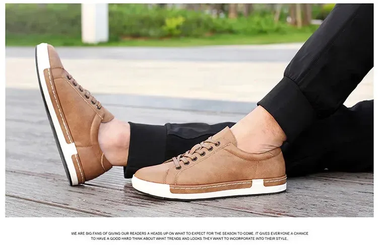 Shoes Like Allbirds Flats Men Leather Casual Shoes Men Sneakers  Autumn Brand Mens Suede Shoes Comfortable Flat Male Footwear Zapatillas Hombre 2024