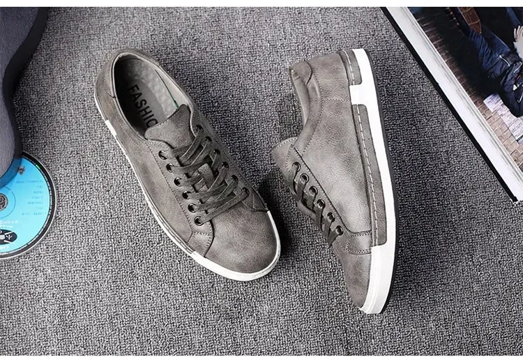Men Leather Casual Shoes Men Sneakers  Autumn Brand Mens Suede Shoes Comfortable Flat Male Footwear Zapatillas Hombre 2024 Best Support Walking Shoes For Flat Feet