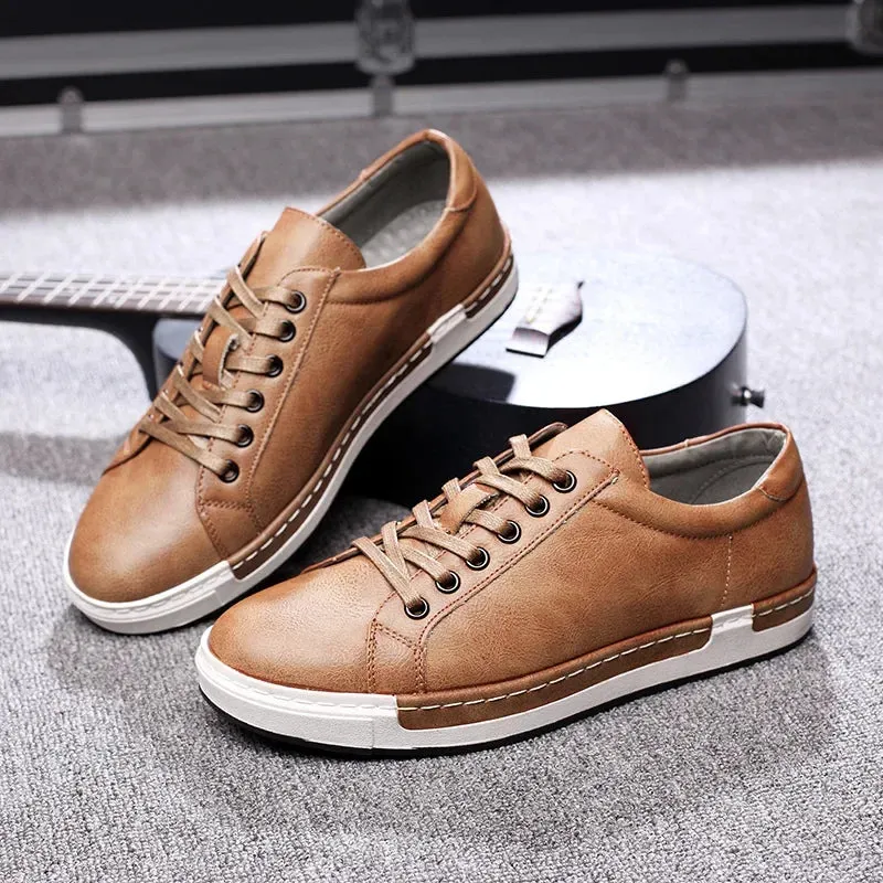 Men Leather Casual Shoes Men Sneakers  Autumn Brand Mens Suede Shoes Comfortable Flat Male Footwear Zapatillas Hombre 2024 Flats Lifestride Shoes