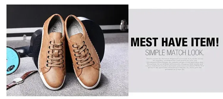 Ladies Leather Flat Shoes Men Leather Casual Shoes Men Sneakers  Autumn Brand Mens Suede Shoes Comfortable Flat Male Footwear Zapatillas Hombre 2024