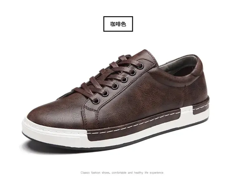 Men Leather Casual Shoes Men Sneakers  Autumn Brand Mens Suede Shoes Comfortable Flat Male Footwear Zapatillas Hombre 2024