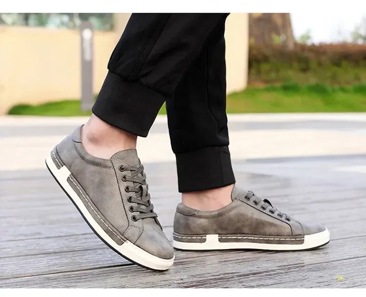 Sequin Shoes Flats Men Leather Casual Shoes Men Sneakers  Autumn Brand Mens Suede Shoes Comfortable Flat Male Footwear Zapatillas Hombre 2024