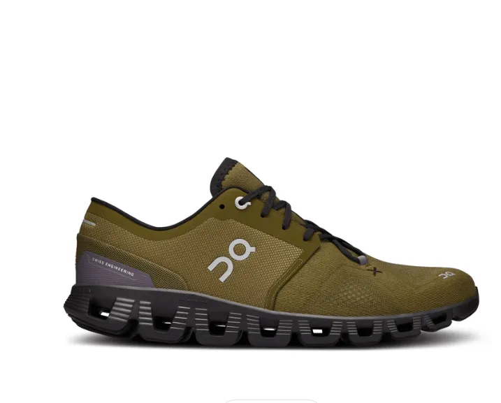 ON RUNNING - Cloud X 3 Hunter/Black M Vitality Running Shoes Discount