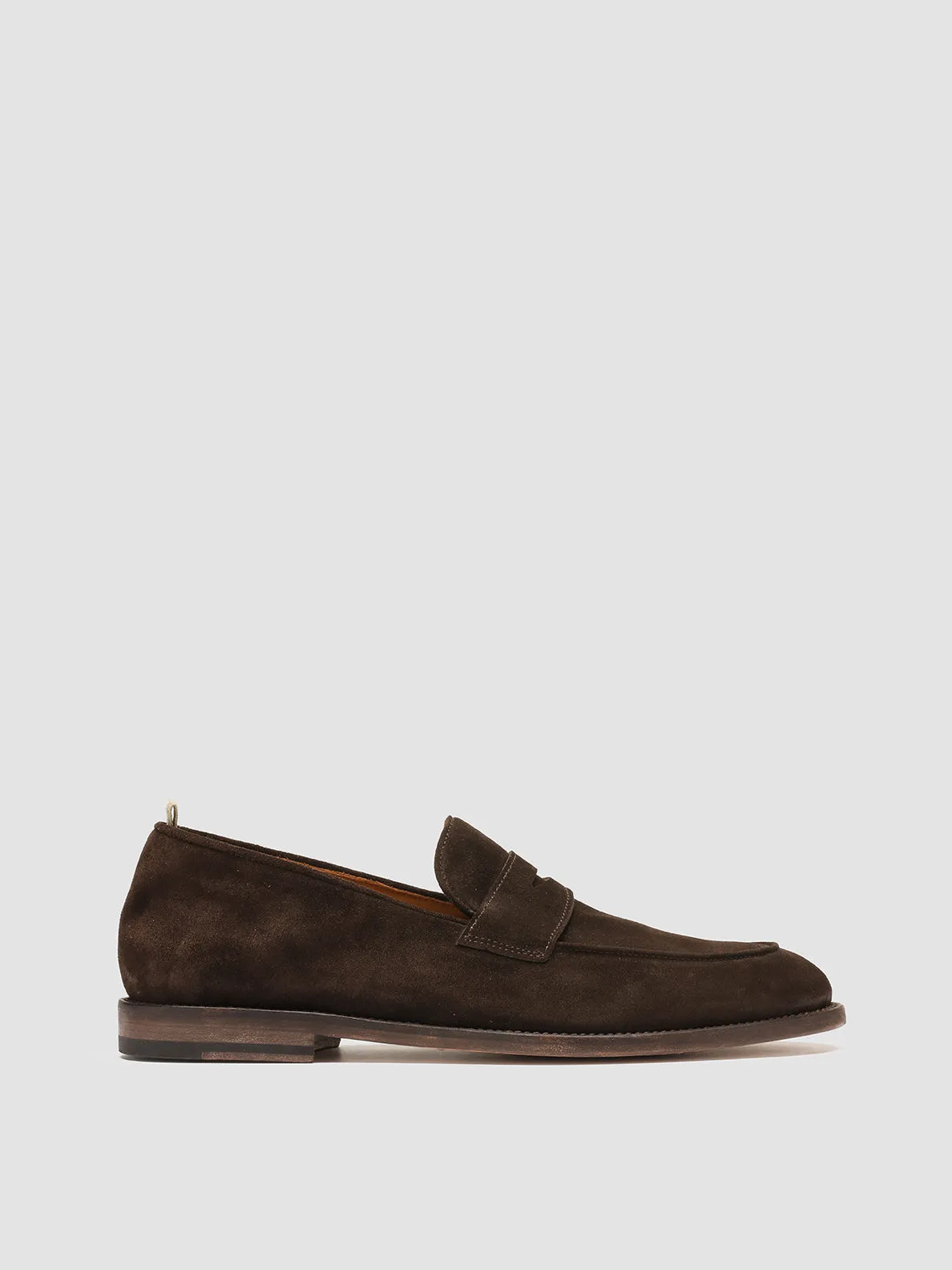 OPERA 001 - Brown Suede Penny Loafers Geneva Loafers