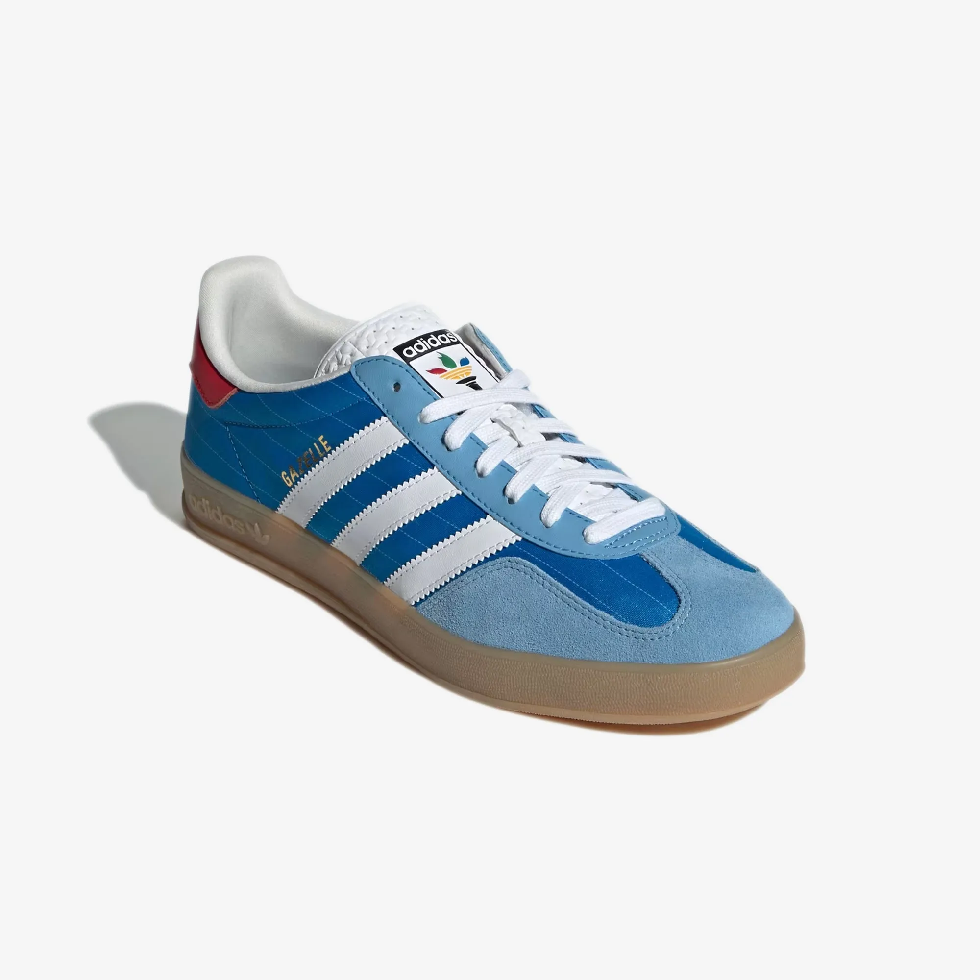 Adidas Shoes Models ADIDAS ORIGINALS | GAZELLE INDOOR { BRIGHT BLUE/CLOUD WHITE/GUM