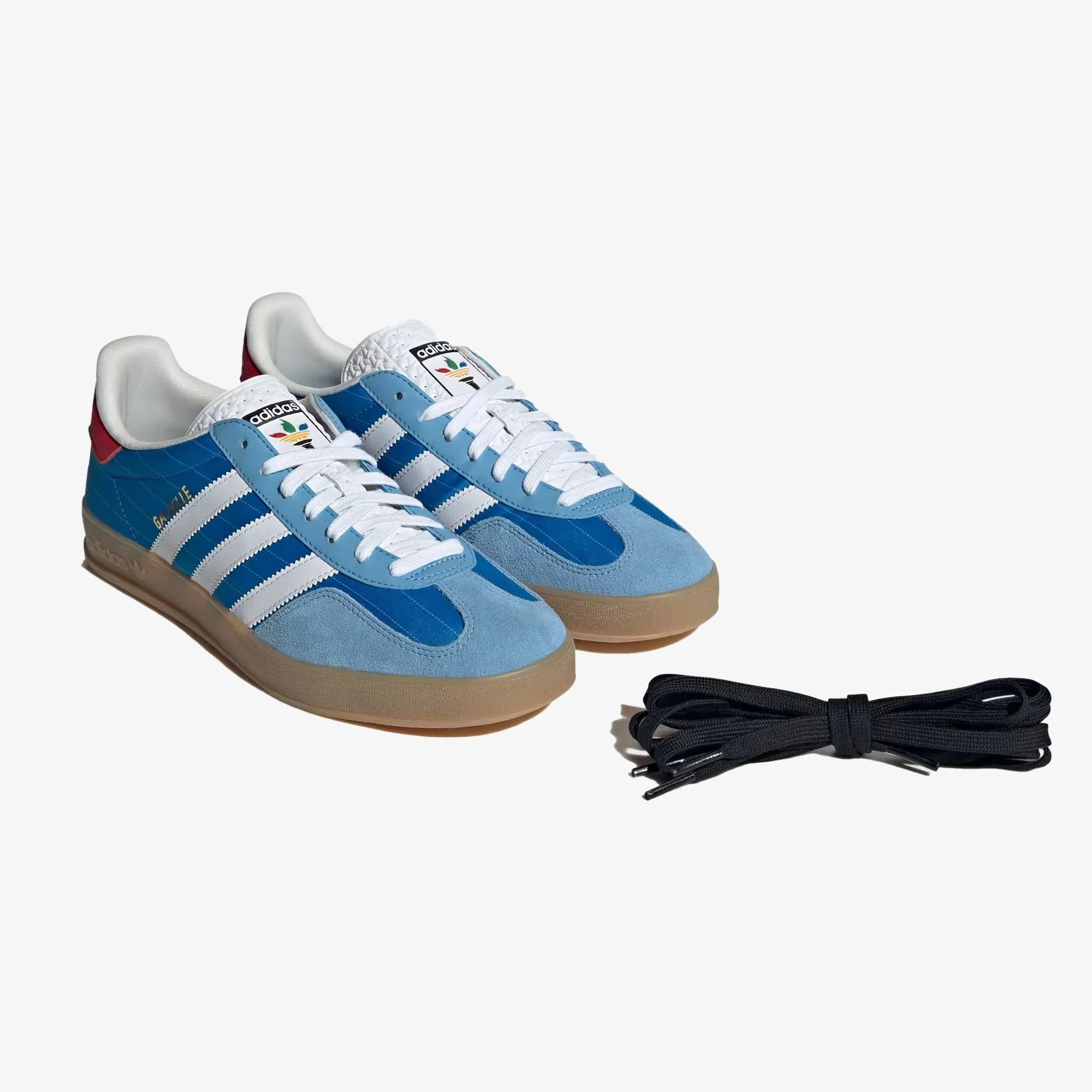 Most Expensive Shoes Of Adidas ADIDAS ORIGINALS | GAZELLE INDOOR { BRIGHT BLUE/CLOUD WHITE/GUM