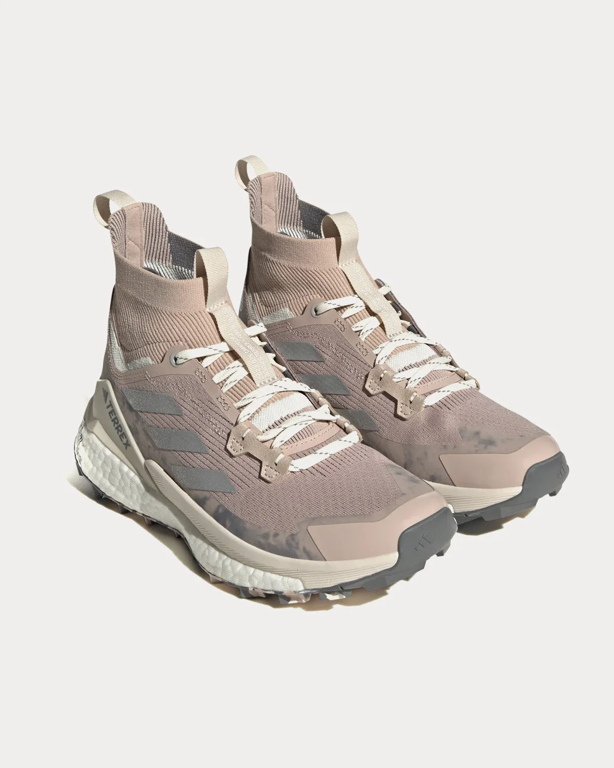 Kayla Itsines Shoes Adidas Terrex Free Hiker 2.0 Wonder Taupe / Matte Silver / Olive Strata Running Shoes