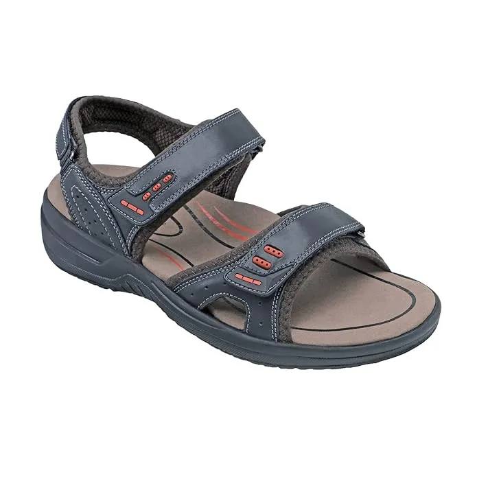 Japanese Sandals Orthofeet Men - Cambria - Black
