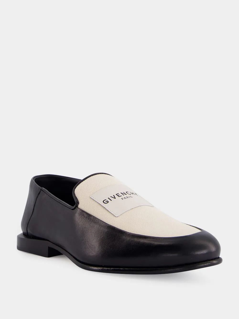 Best Loafers For Business Casual Black and Natural Leather Label Loafers
